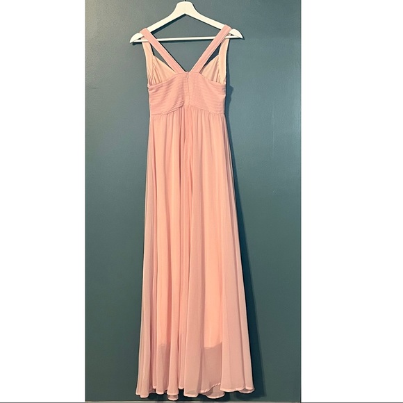 Pink Chiffon Maxi Dress - Picture 9 of 11